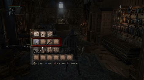 How to Equip Weapons in Bloodborne .